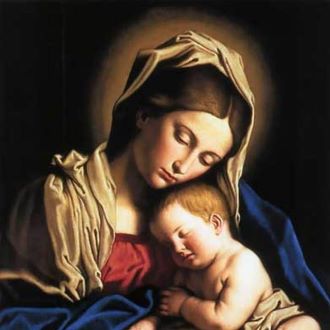 Madonna Child Sassoferrato L 25195 1.1517513771